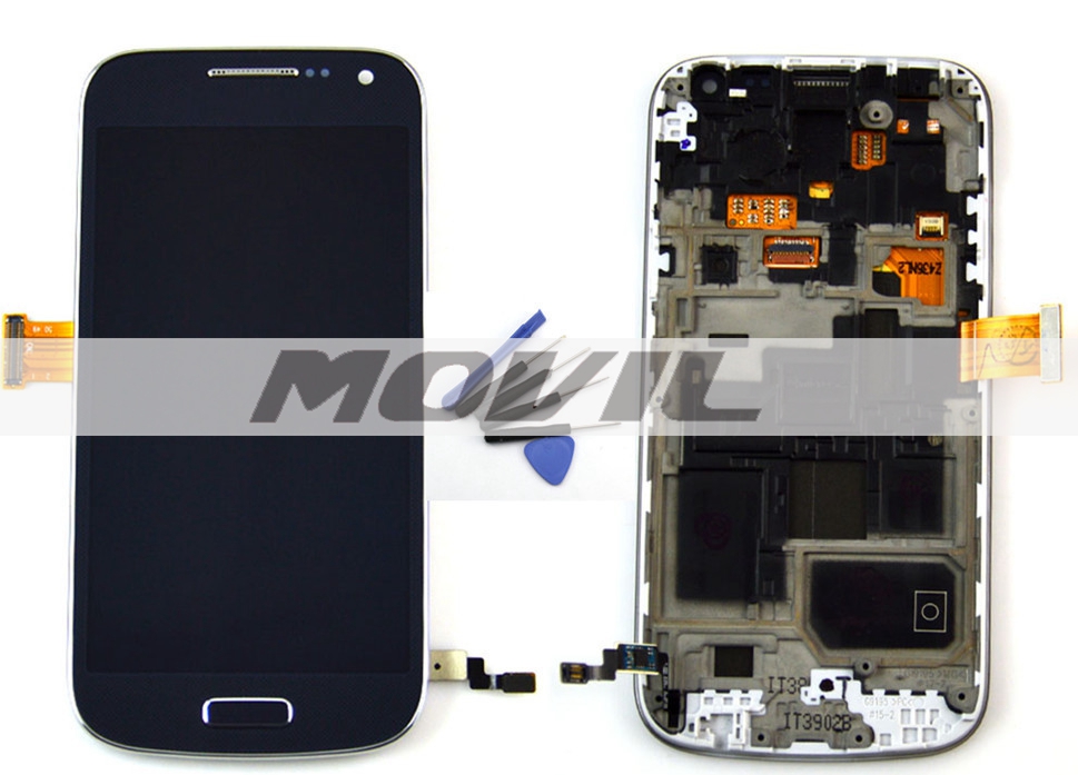 LCD Display Touch Screen Digitizer Assembly with frame+tools For Samsung Galaxy S4 mini I9190 i9195